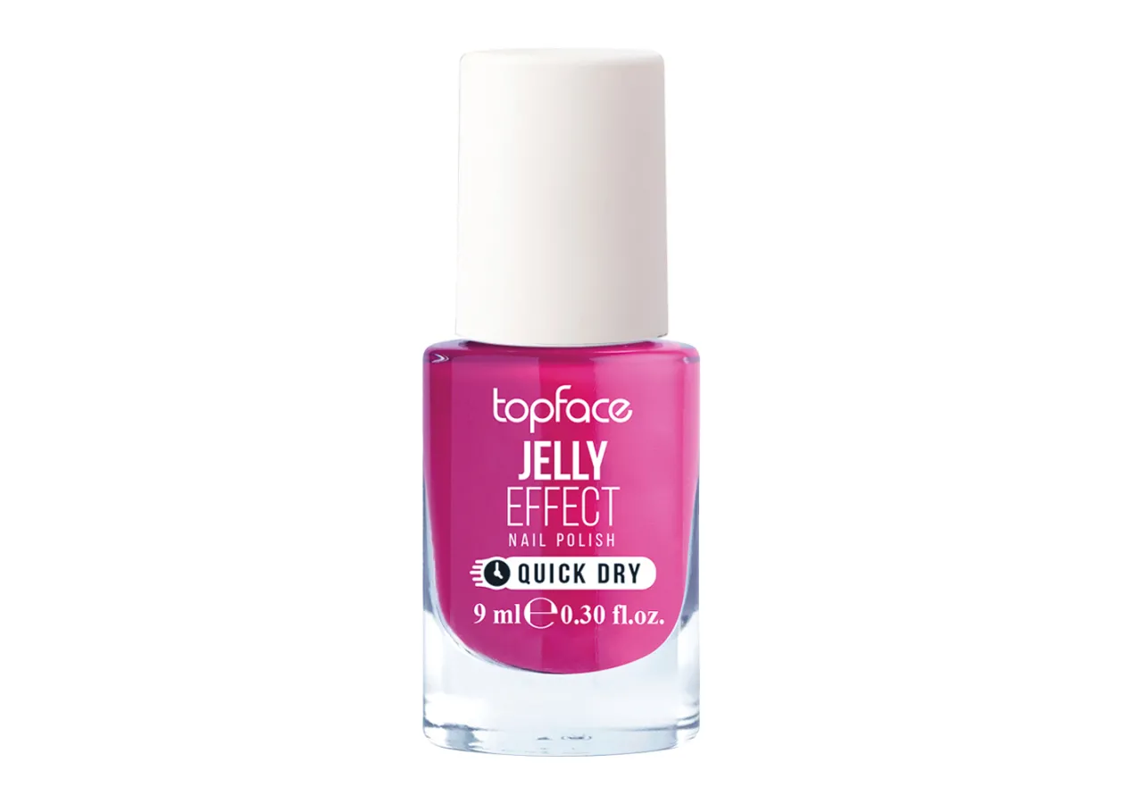 Лак для нігтів Topface Jelly Effect 021 (коралово-рожевий) PT110 (9 мл)
