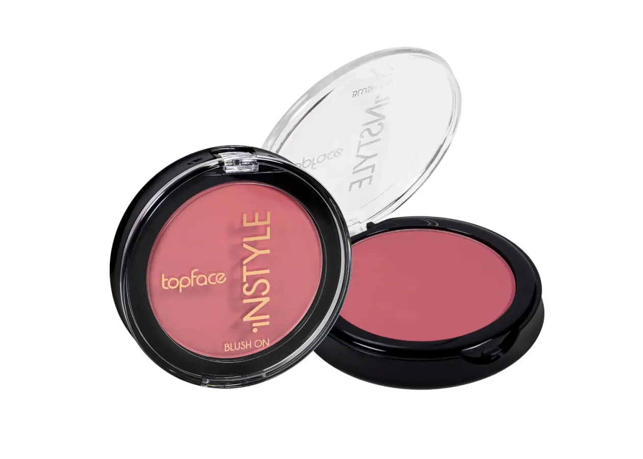Рум’яна одноколірні Topface Instyle Blush On 010 (ягідно-рожевий матовий) PT354 (10 г)