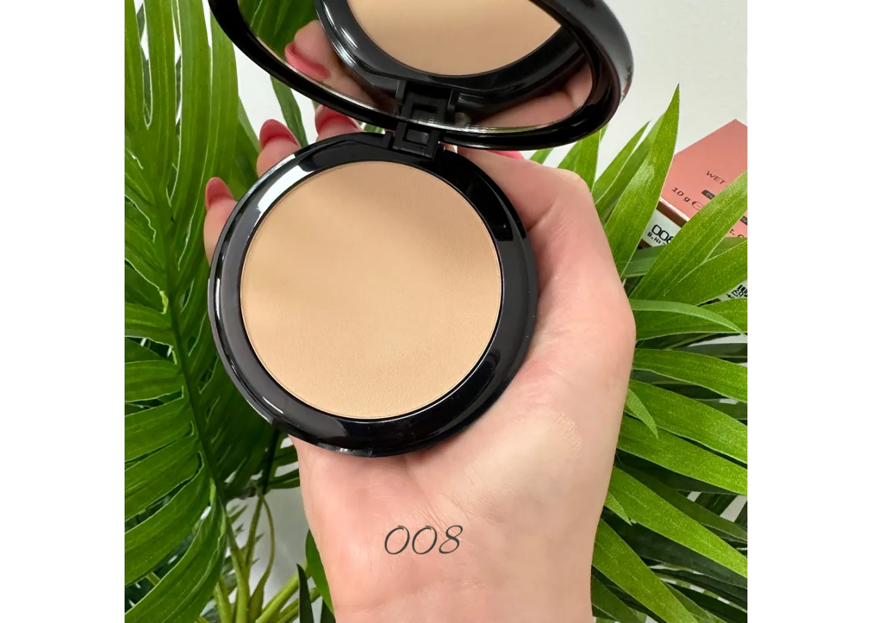 Пудра компактна Topface Instyle Wet & Dry Powder 008 Honey Beige (медово-бежевий) PT261 (12 г) - Фото 2