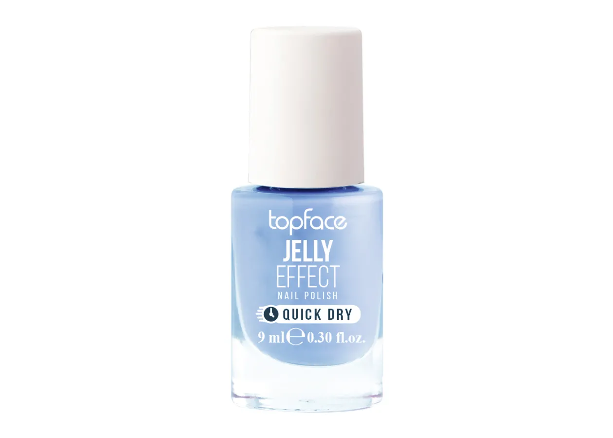 Лак для нігтів Topface Jelly Effect 038 (блакитний холодний) PT110 (9 мл)