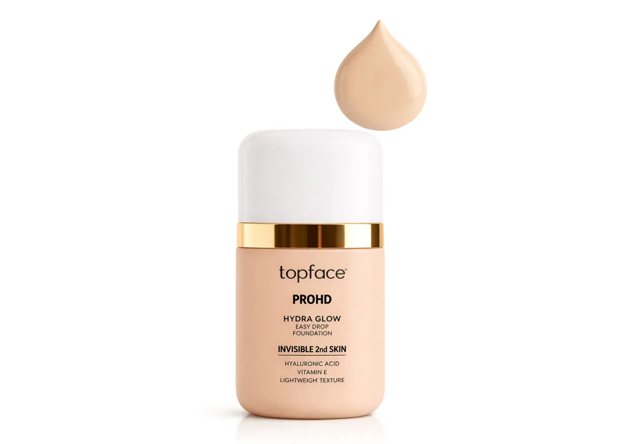 Тональна основа Topface PROHD Hydra Glow Foundation 002 Porcelain Veil (холодний беж) PT477 (30 мл)