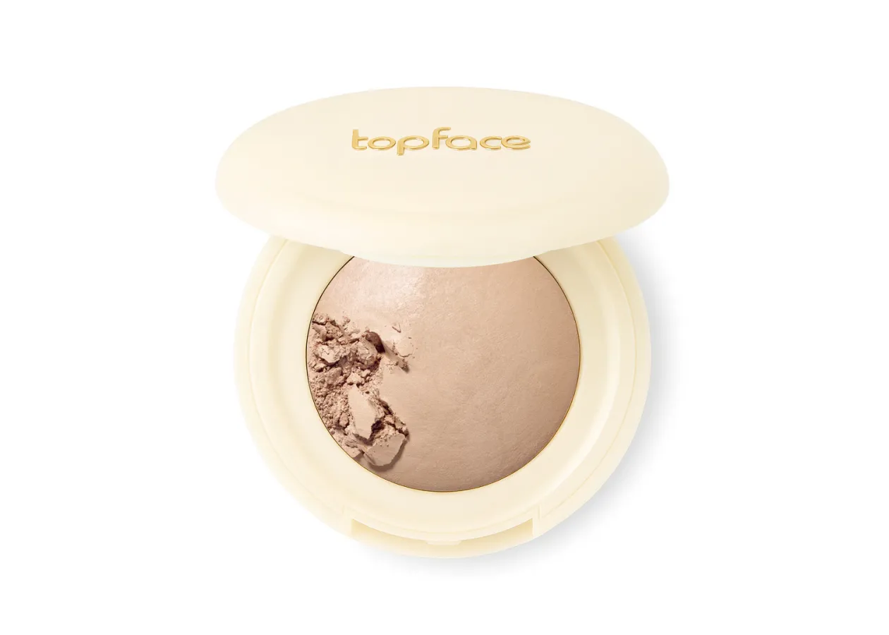 Хайлайтер запечений Topface PROHD Natural Glow Baked Highlighter 002 Warm Sheen (теплий золотистий) PT706
