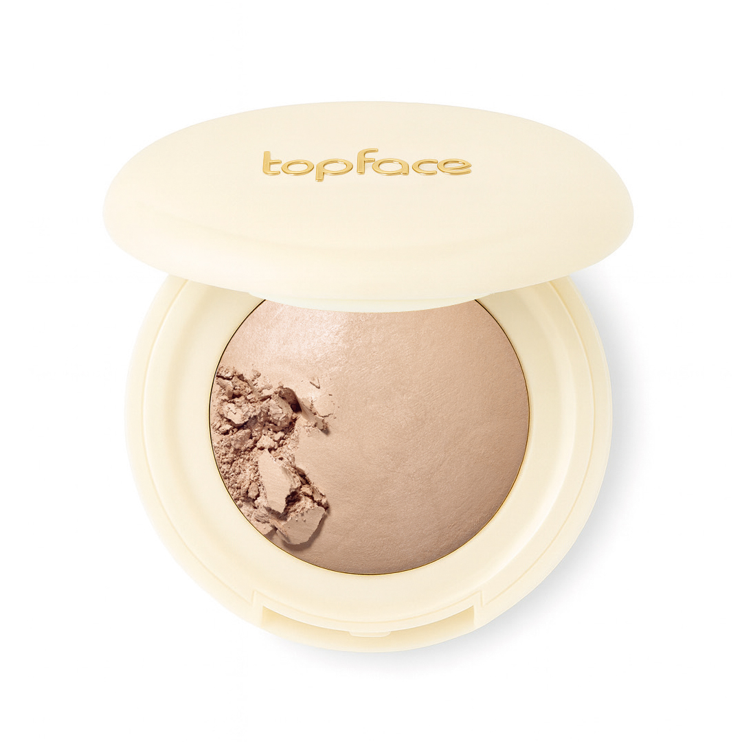 Хайлайтер запечений Topface PROHD Natural Glow Baked Highlighter 002 Warm Sheen (теплий золотистий) PT706