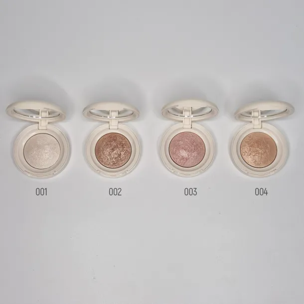 Хайлайтер запечений Topface PROHD Natural Glow Baked Highlighter 002 Warm Sheen (теплий золотистий) PT706 - Фото 3