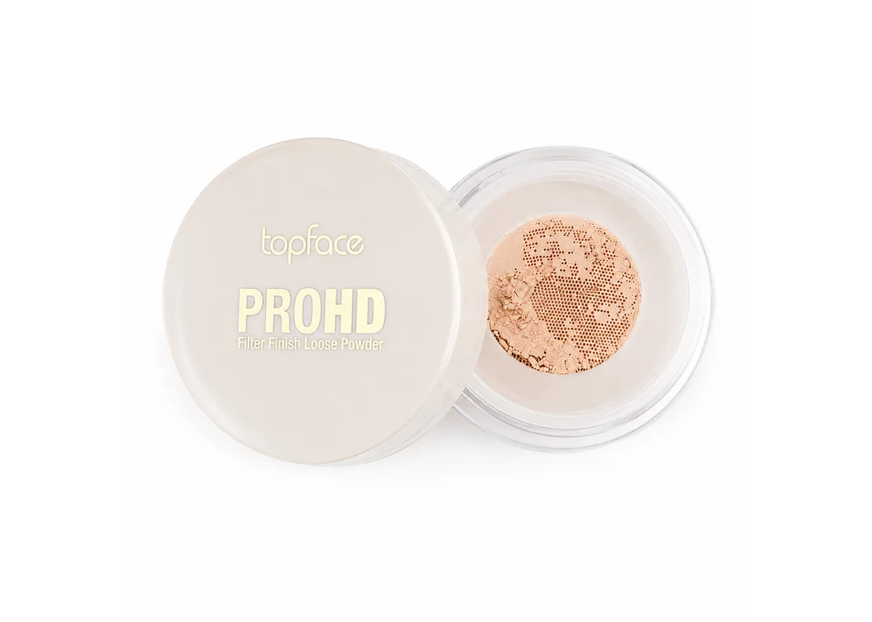 Пудра розсипчаста Topface PROHD Filter Finish 002 Peachy (світлий бежевий із персиковим підтоном) PT273 (9 г)