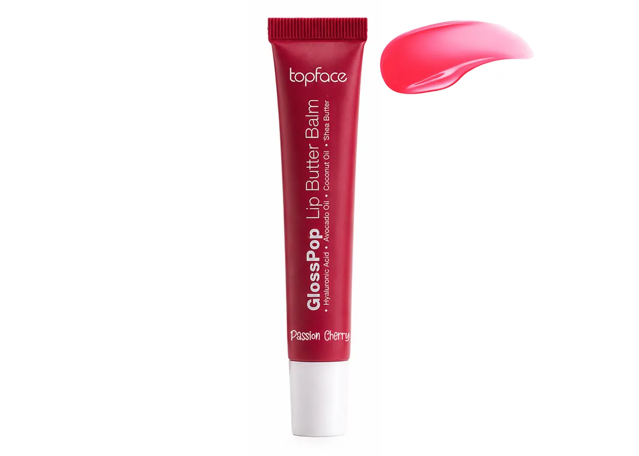 Блиск-бальзам для губ Topface GlossPop Lip Butter Balm 003 Passion Cherry (ягідно-червоний) PT161 (15 г)