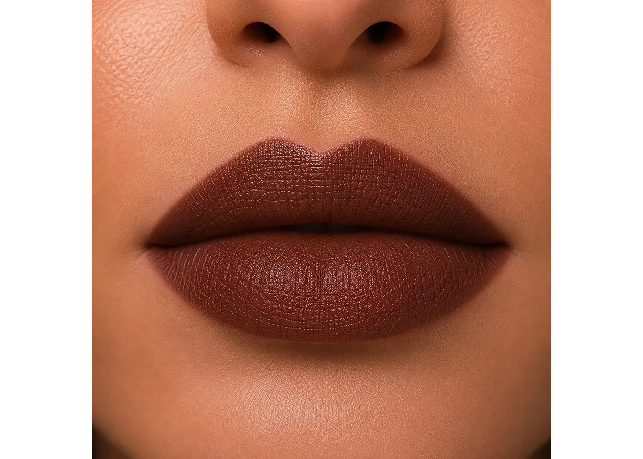 Рідка матова помада Topface PROHD Velvet Kiss Lip Cream 010 Coffee Mood (кавово-коричневий) PT212 (3 г) - Фото 2