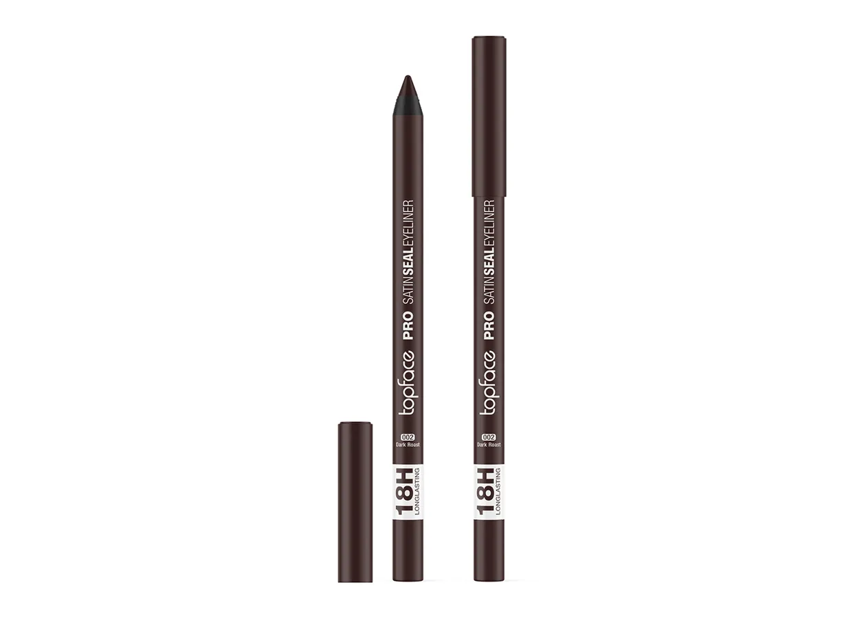Олівець для очей Topface PRO Satin Seal Eyeliner 002 Dark Roast (темно-коричневий) PT623 (1,2 г)