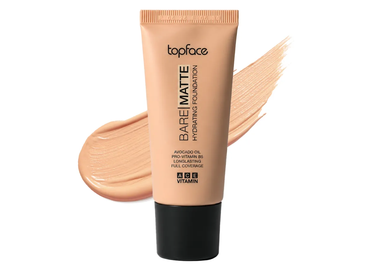 Тональний крем Topface Bare Matte Hydrating Foundation 003 Nude Balance (бежево-персиковий) PT478 (30 мл)