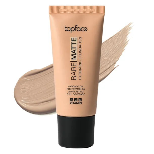Тональний крем Topface Bare Matte Hydrating Foundation 004 Warm Sand (бежевий) PT478 (30 мл)
