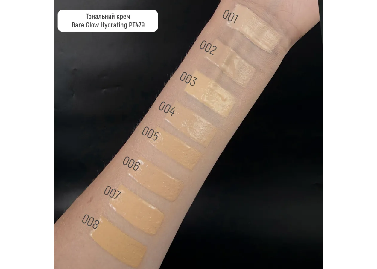 Тональний крем Topface Bare Glow Hydrating Foundation 005 Soft Beige (бежевий) PT479 (30 мл) - Фото 2