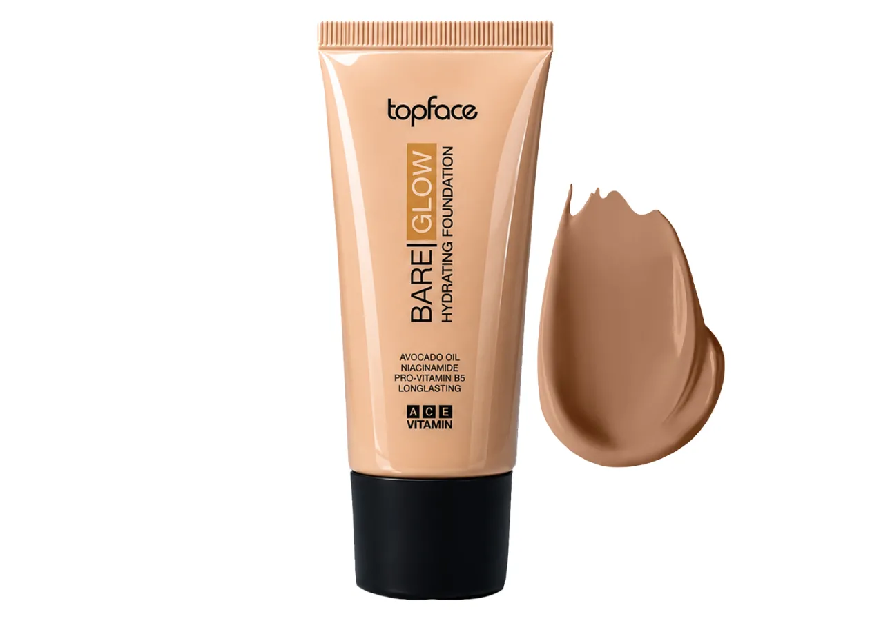 Тональний крем Topface Bare Glow Hydrating Foundation 008 Deep Bronze (бронзово-бежевий) PT479 (30 мл)