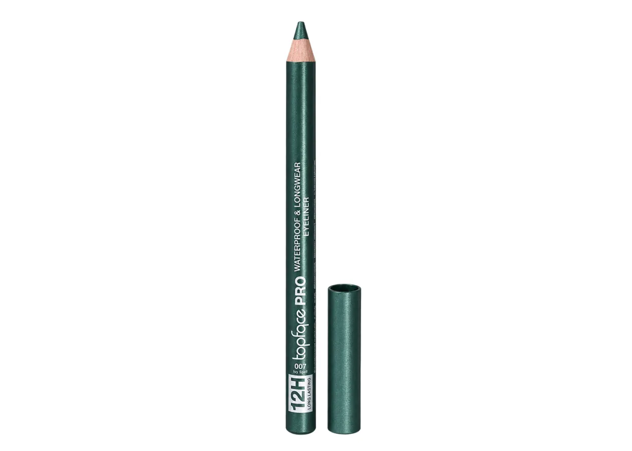 Олівець для очей Topface PRO Waterproof & Longwear Eyeliner 007 Ivy Spell (зелений із шиммером) PT625 (1,14 г)