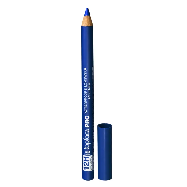 Олівець для очей Topface PRO Waterproof & Longwear Eyeliner 008 Skyline (насичений синій) PT625 (1,14 г)