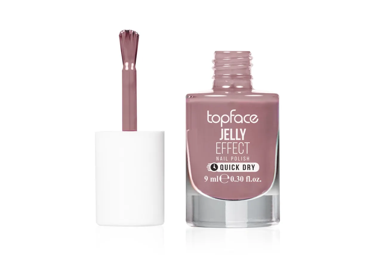 Лак для нігтів Topface Jelly Effect 083 (приглушено-рожевий) PT110 (9 мл)