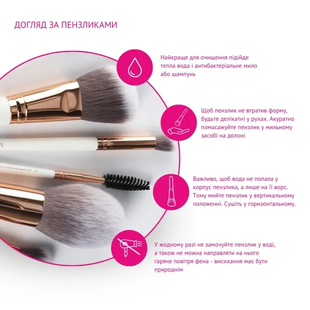 Пензлик для консилера Topface Concealer Brush PT901 F10 - Фото 4