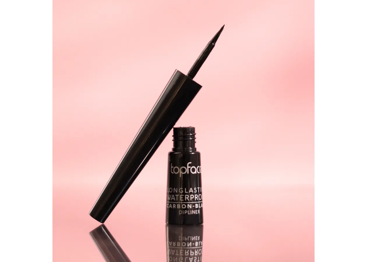 Підводка для повік Topface Longlasting Waterproof Carbon Black Shine PT406 (2,5 мл) - Фото 2