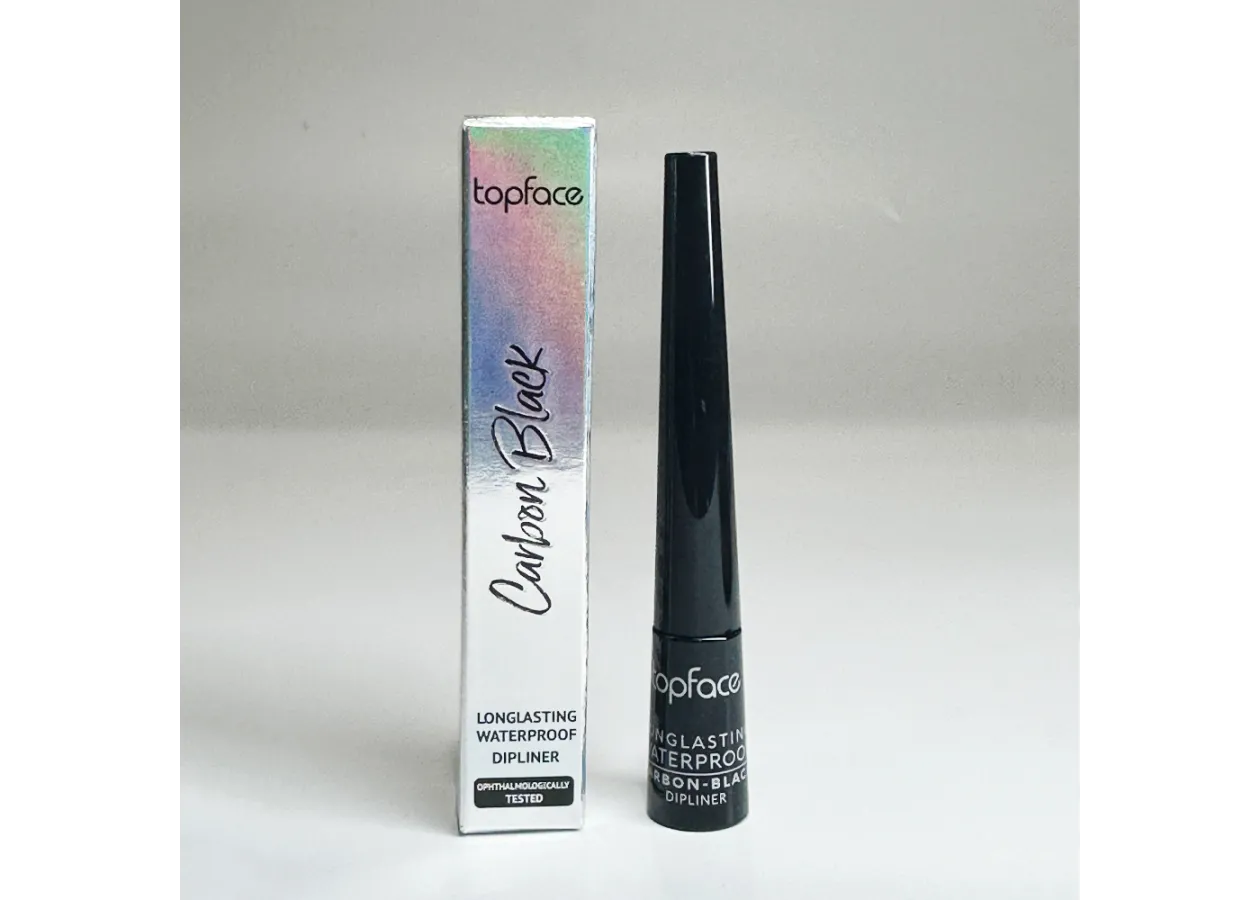 Підводка для повік Topface Longlasting Waterproof Carbon Black Shine PT406 (2,5 мл) - Фото 3