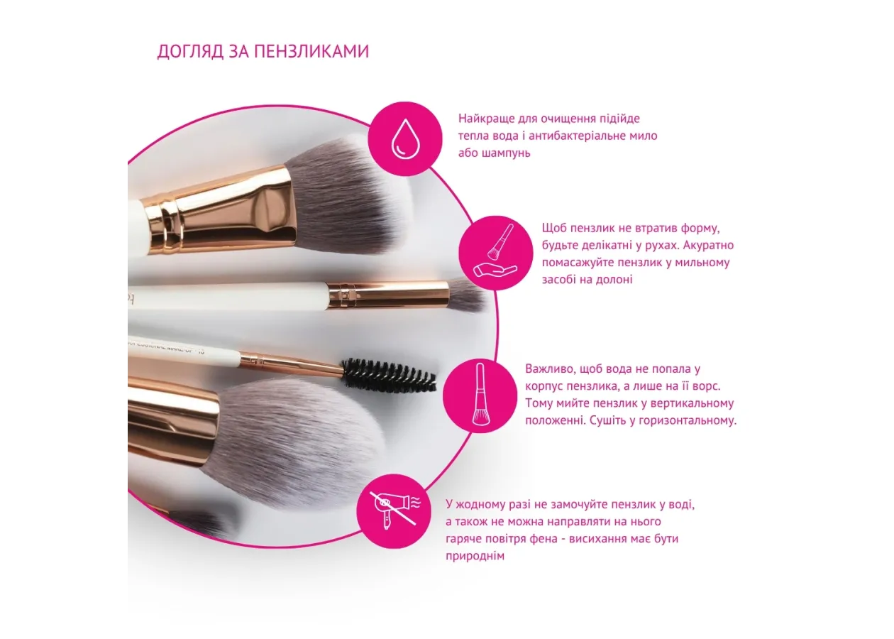 Пензлик для підводки Topface Eyeliner Brush PT901 F16 - Фото 4