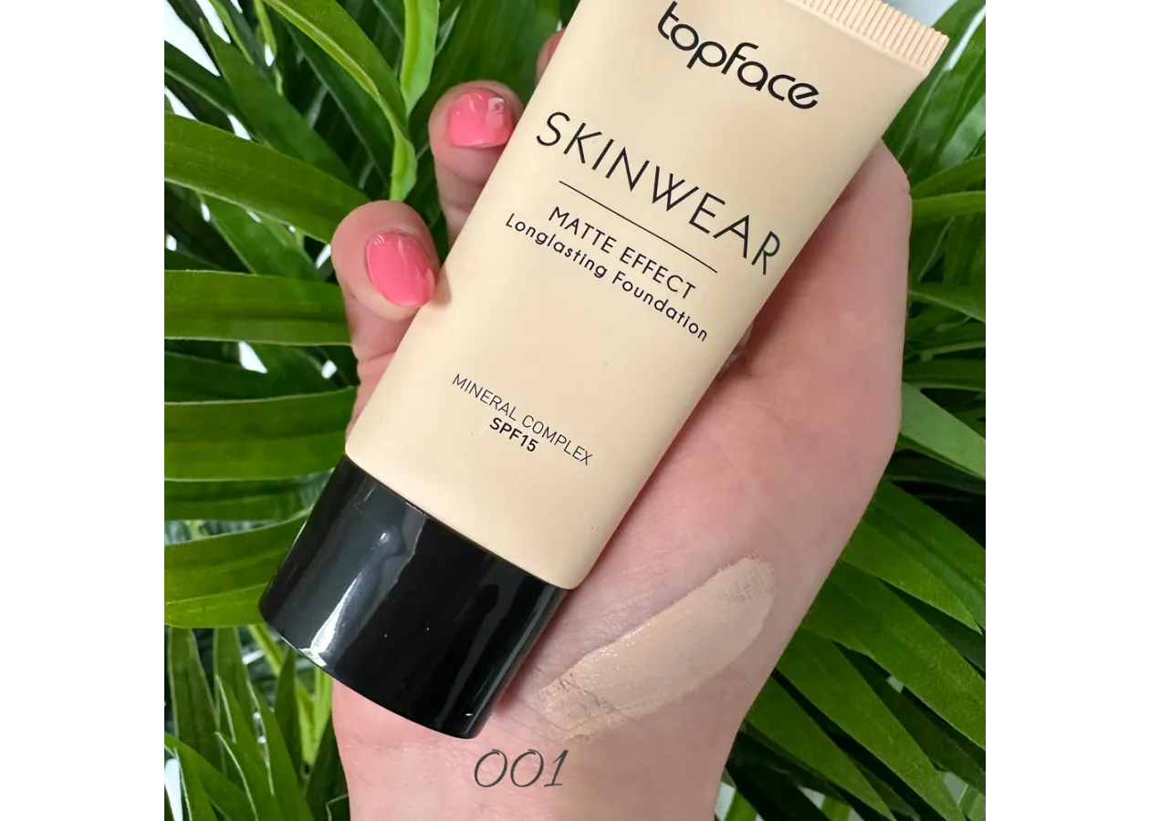 Тональний крем Topface SkinWear Matte Effect 001 Ivory (слонова кістка) PT468 (30 мл) - Фото 2