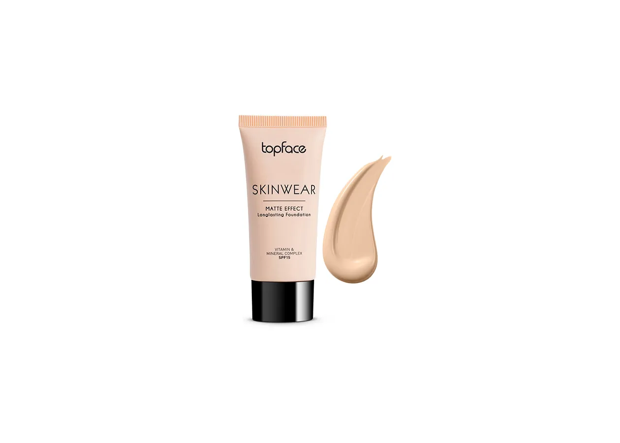 Тональний крем Topface SkinWear Matte Effect 001 Ivory (слонова кістка) PT468 (30 мл)