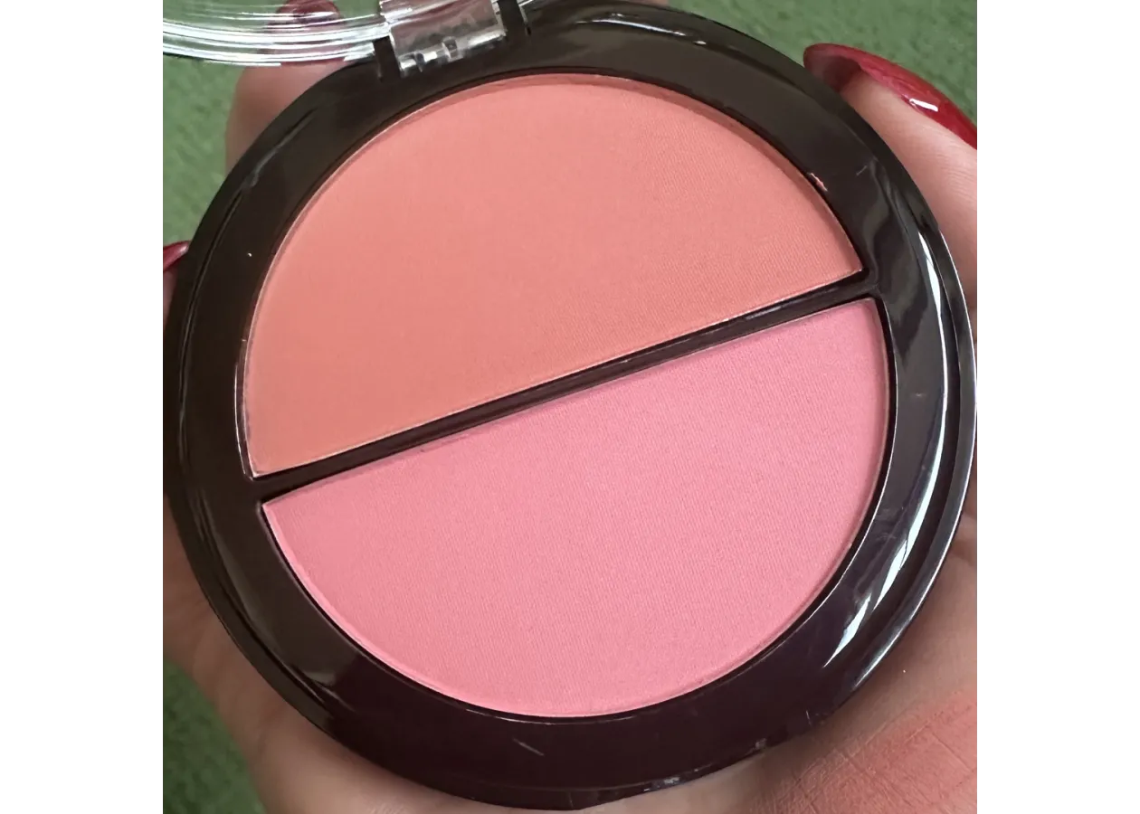 Рум’яна двоколірні Topface Instyle Twin Blush On 006 (коралово-персиковий матовий та рожевий матовий) PT353 (10 г) - Фото 2