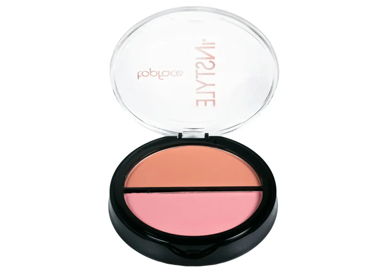 Рум’яна двоколірні Topface Instyle Twin Blush On 006 (коралово-персиковий матовий та рожевий матовий) PT353 (10 г)
