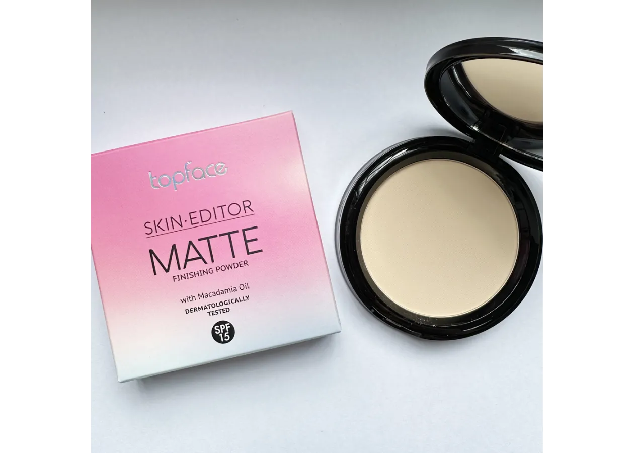 Пудра компактна Topface Skin Editor Matte 003 Light Beige (світлий бежевий) PT263 (12 г) - Фото 4