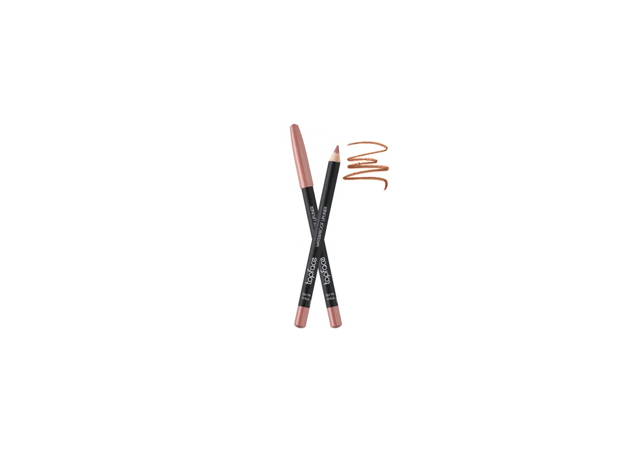 Олівець для губ водостійкий TopFace Waterproof Lipliner 102 (натуральний) PT613 (1,14 г)