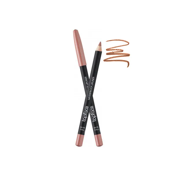 Олівець для губ водостійкий TopFace Waterproof Lipliner 102 (натуральний) PT613 (1,14 г)