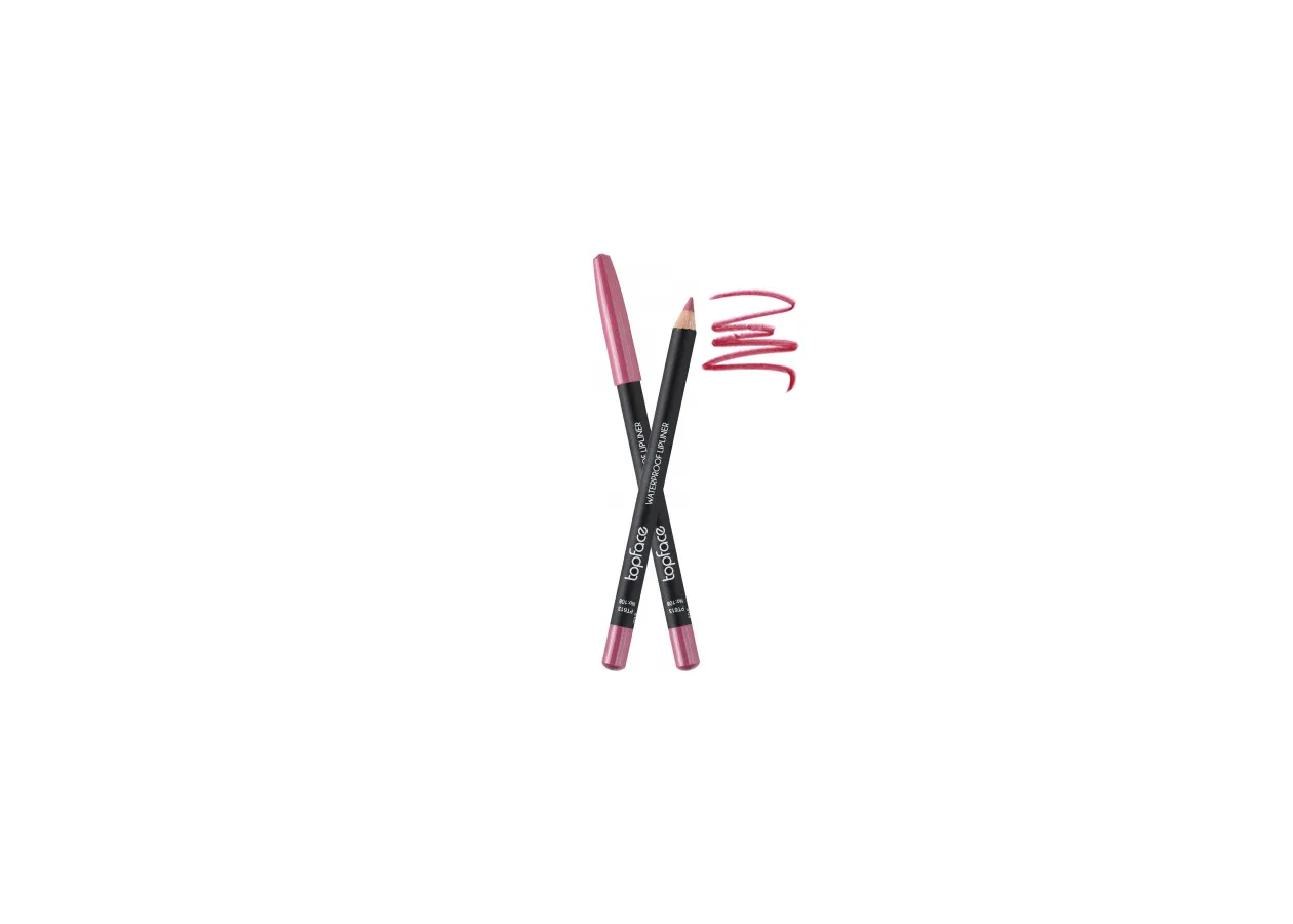 Олівець для губ водостійкий TopFace Waterproof Lipliner 108 (натуральний рожевий) PT613 (1,14 г)