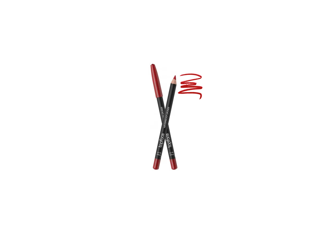 Олівець для губ водостійкий TopFace Waterproof Lipliner 117 (малиновий) PT613 (1,14 г)
