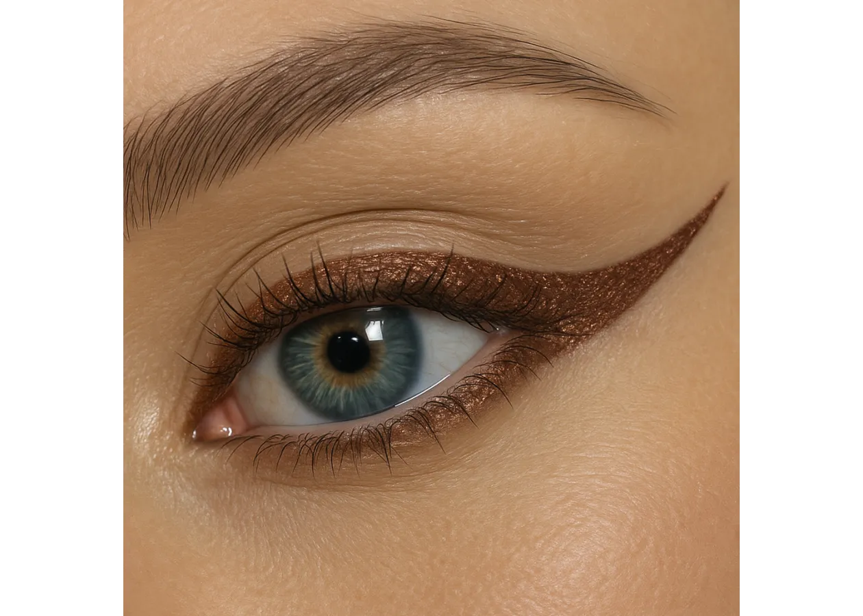 Олівець для очей водостійкий Topface Waterproof Eyeliner 109 Brown Shine (коричневий з шимером) PT614 (1,14 г) - Фото 2