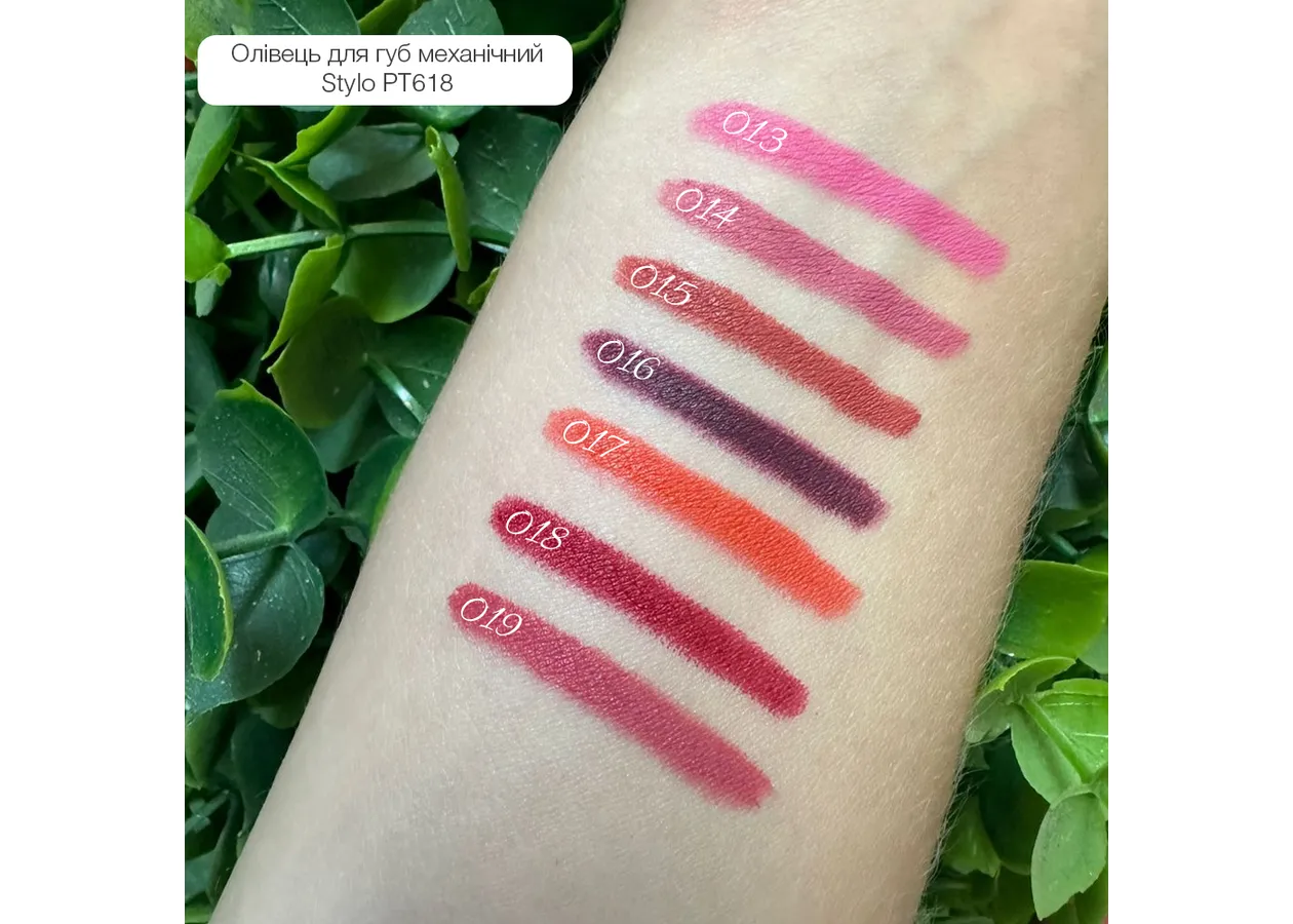 Олівець для губ Topface Stylo Lipliner 012 (вишневий) PT618 (0,29 г) - Фото 3