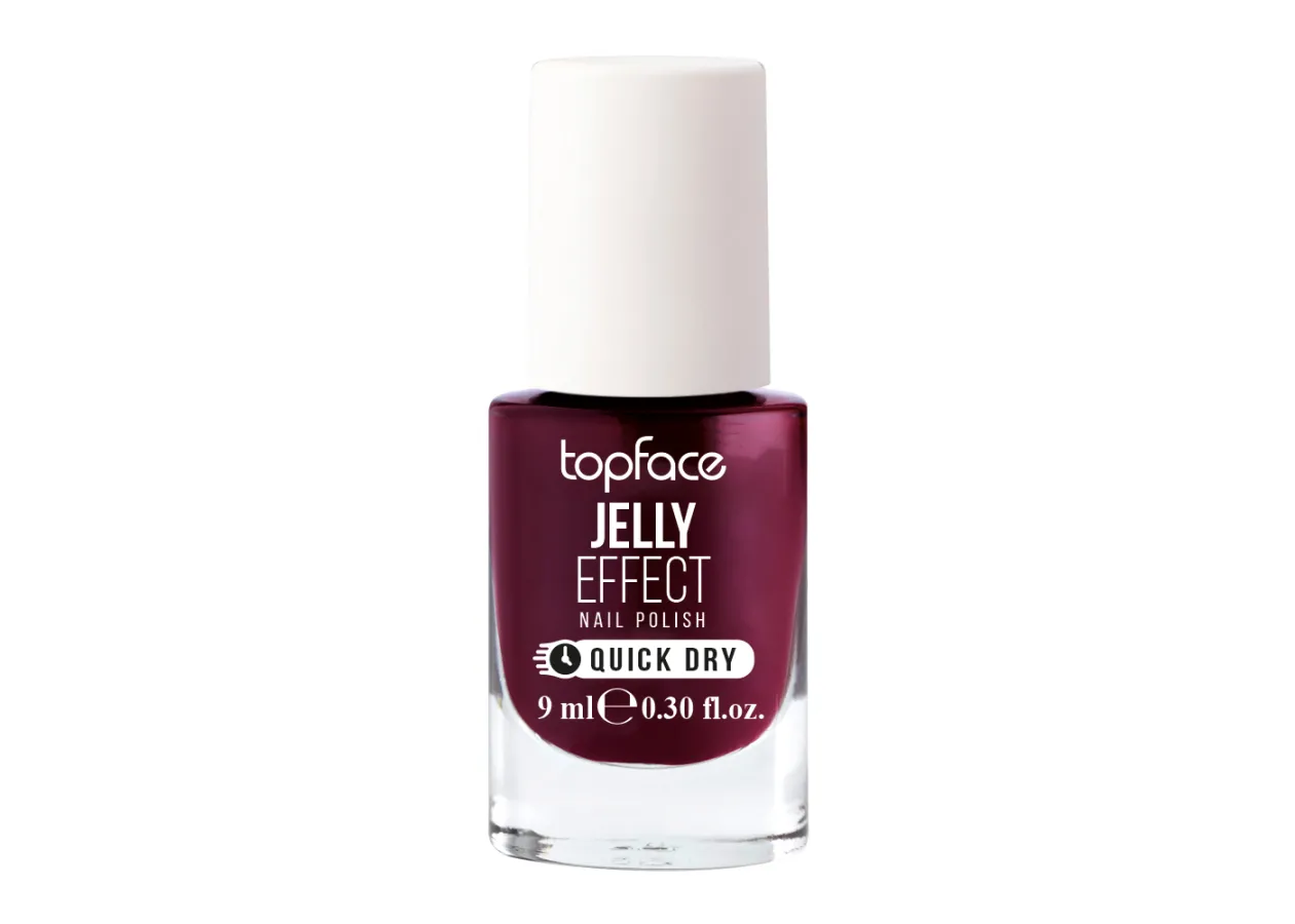 Лак для нігтів Topface Jelly Effect 061 (бордовий) PT110 (9 мл)
