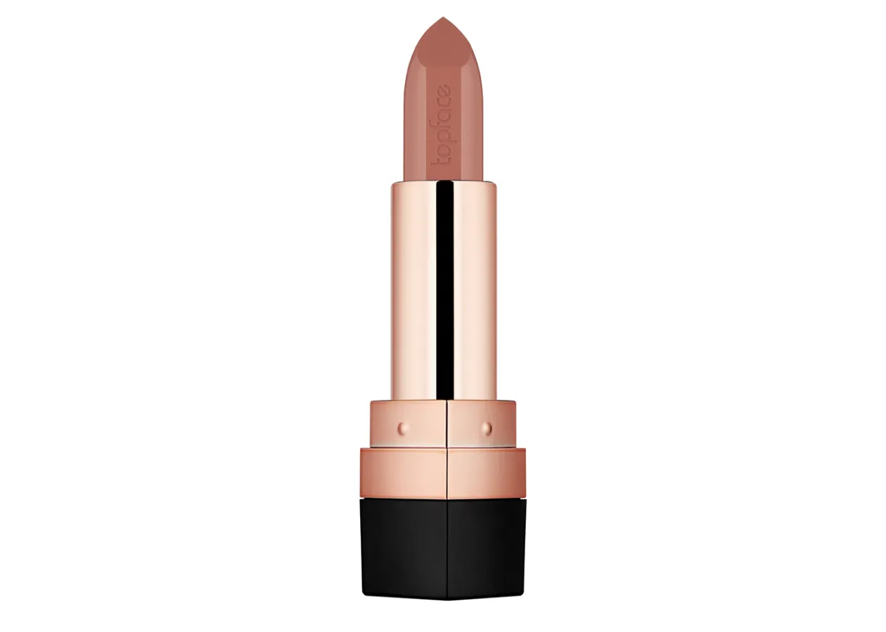 Помада для губ TopFace Instyle Creamy 002 Cream Caramel (коричнево-рожева) PT156 (4 г)