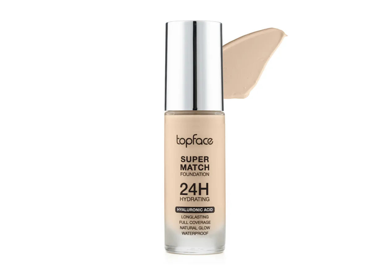 Тональний крем Topface Super Match 001 Ivory Nude (слонова кістка, нейтральний) PT475 (30 мл)