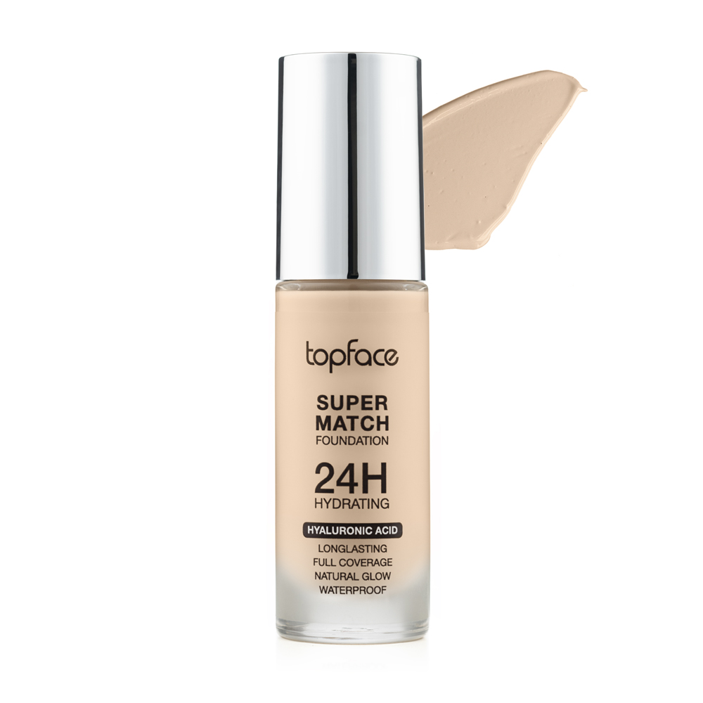 Тональний крем Topface Super Match 001 Ivory Nude (слонова кістка, нейтральний) PT475 (30 мл)