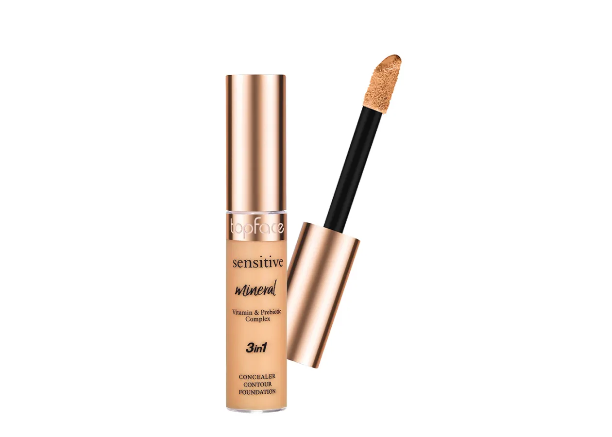 Консилер TopFace Sensitive Mineral 3 in 1 004 Light to Medium (світло-бежевий) PT471 (12 мл)