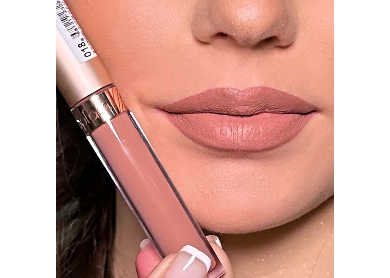 Рідка матова помада для губ Topface Instyle Extreme Matte 018 (рожево-бежевий) PT206 (3,5 мл) - Фото 2