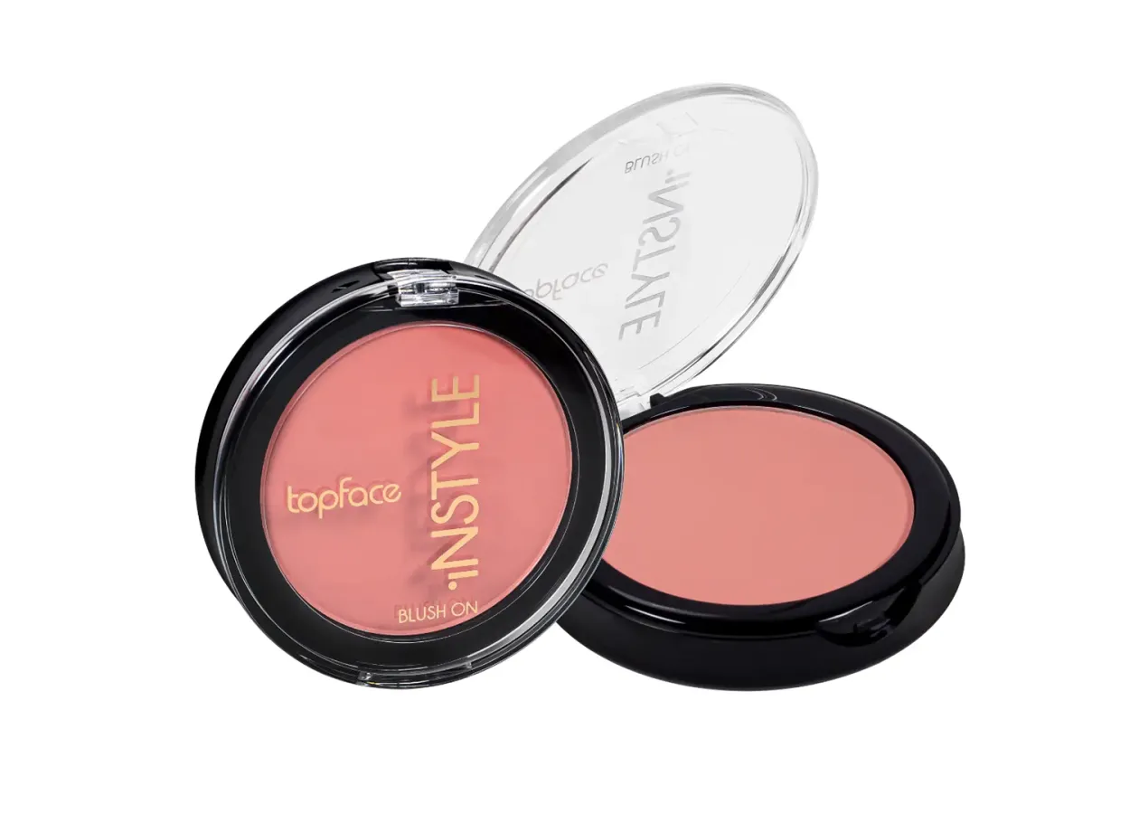 Рум’яна одноколірні Topface Instyle Blush On 003 (рожевий ніжно-сатиновий) PT354 (10 г)