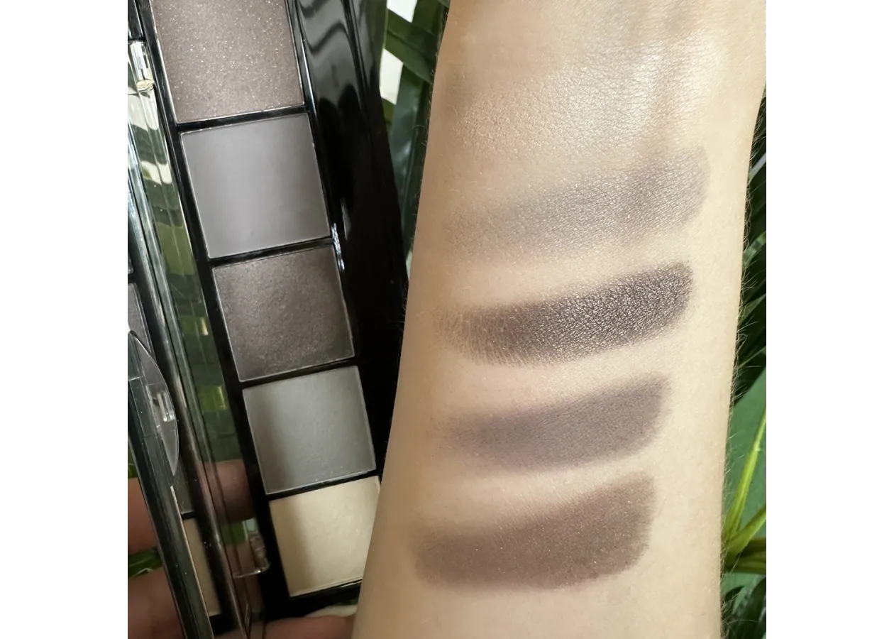 Тіні для повік 5-колірні Topface Pro Palette 016 (бежево-сірі) PT501 (8 г) - Фото 2