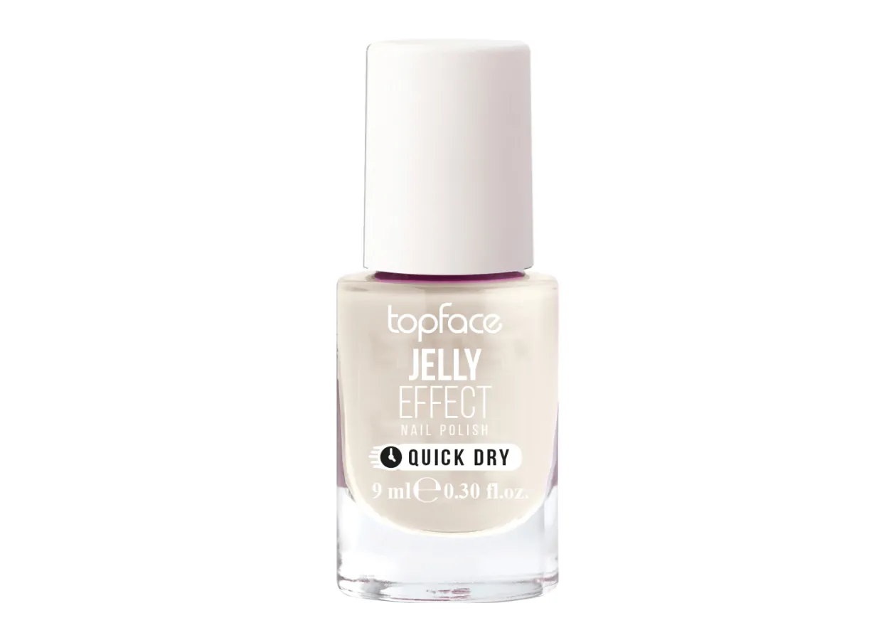 Лак для нігтів Topface Jelly Effect 005 (бежевий з блакитним шимером) PT110 (9 мл)