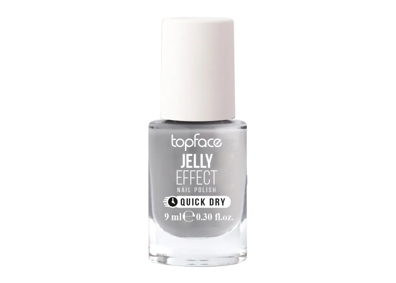 Лак для нігтів Topface Jelly Effect 006 (світло-сірий) PT110 (9 мл)