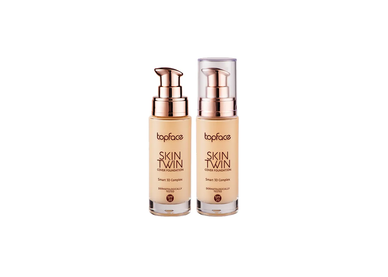 Тональна основа Topface Skin Twin Cover 002 Light Rose Beige (світлий рожево-бежевий) PT464 (32 мл)