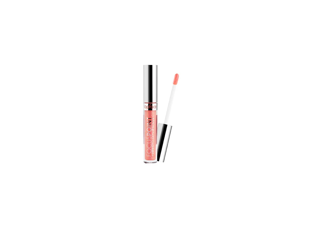 Блиск для губ Topface Focus Point Perfect Gleam 106 Flashy Pinky (прозорий з кораловим шимером) PT207 (3,5 мл)