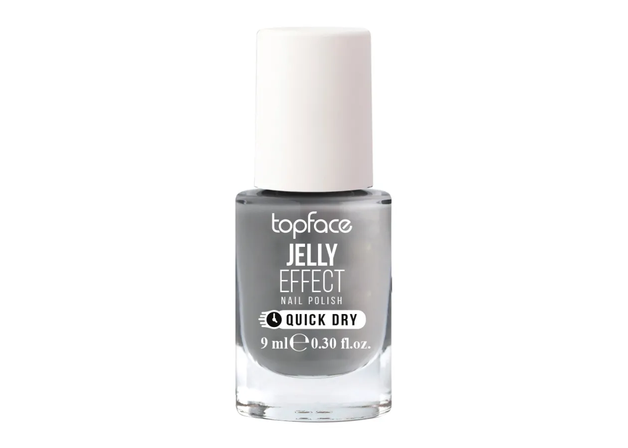 Лак для нігтів Topface Jelly Effect 063 (графітовий) PT110 (9 мл)