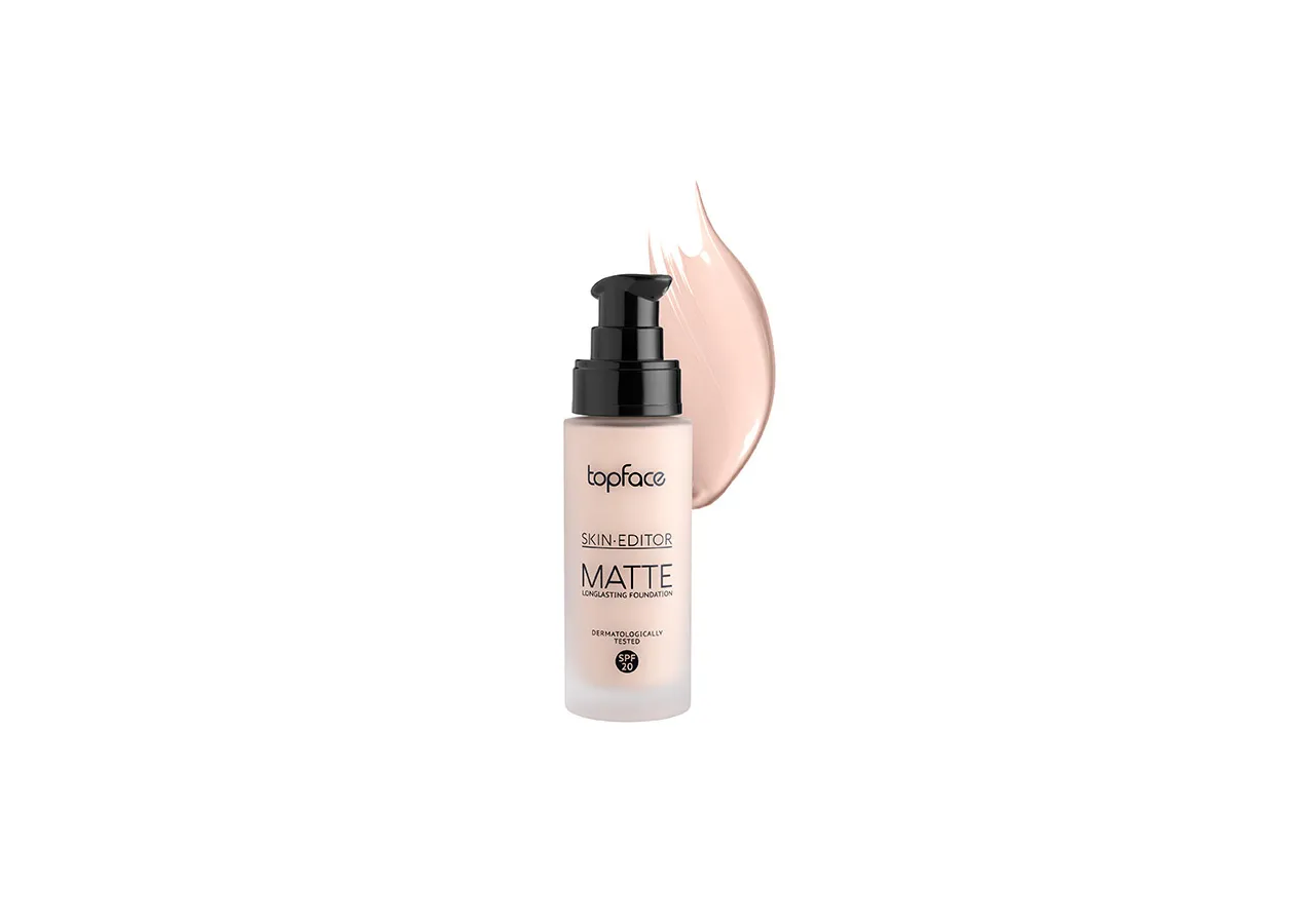 Тональний крем Topface Skin Editor Matte 001 Pink Beige (рожево-бежевий) PT465 (32 мл)