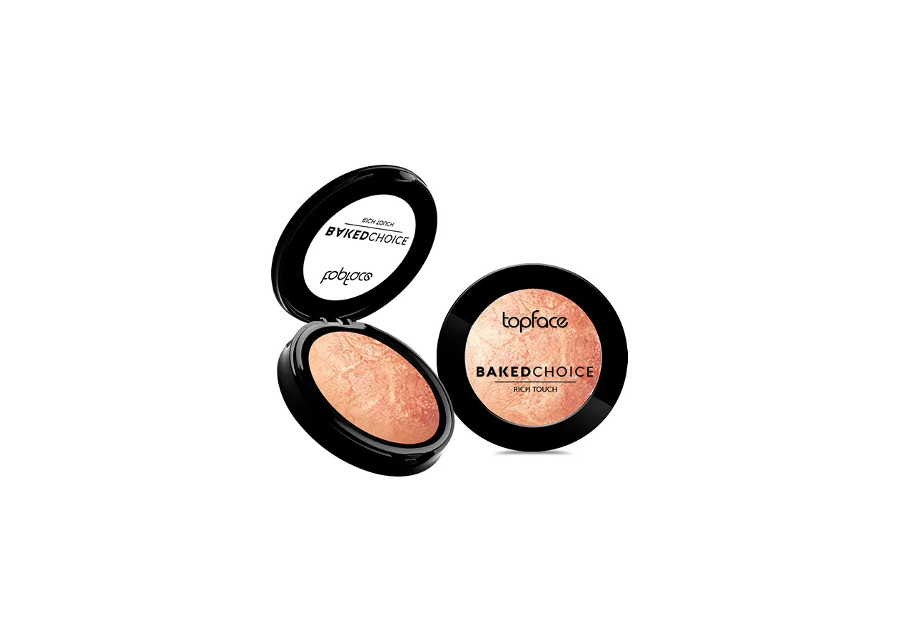 Хайлайтер запечений Topface Baked Choice Rich Touch 004 Nude Shimmer (бежевий) PT702 (6 г)