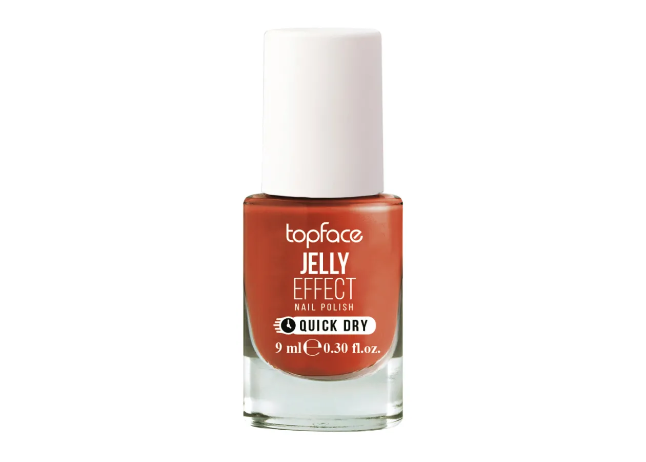 Лак для нігтів Topface Jelly Effect 055 (криваво-червоний) PT110 (9 мл)